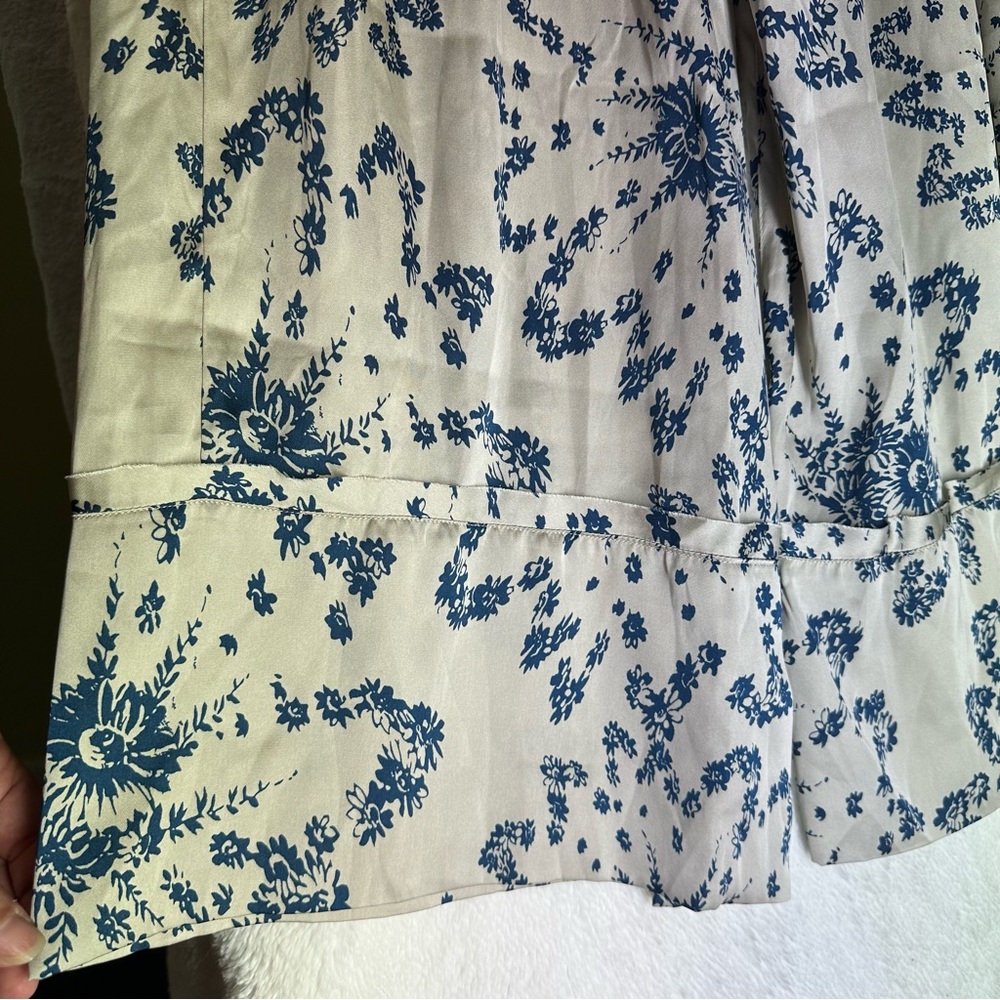 NWOT Intimately Free People Goddess Lounge Wide Leg Pants Pearl Combo Boho Satin - Picture 8 of 12